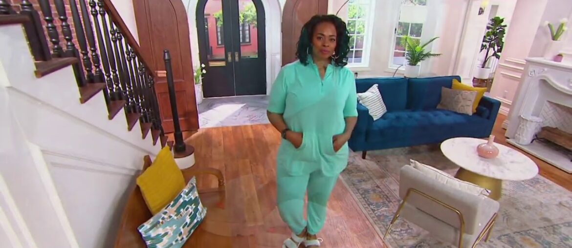 Stan Herman French Terry Quarter Zip Lounge Set on QVC