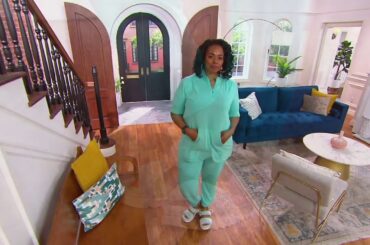 Stan Herman French Terry Quarter Zip Lounge Set on QVC