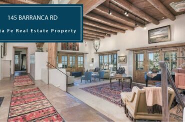 Exceptional Home Overlooking Downtown Santa Fe for Sale. Stunning Mountain Views Too!