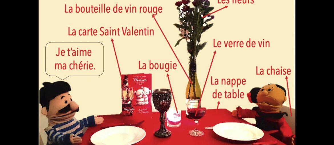 French Vocabulary at Valentine's Day