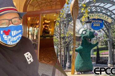 Epcot’s Chefs de France 2021 Dining | NEW Ratatouille Remy Topiary & Beauty And The Beast Sing Along