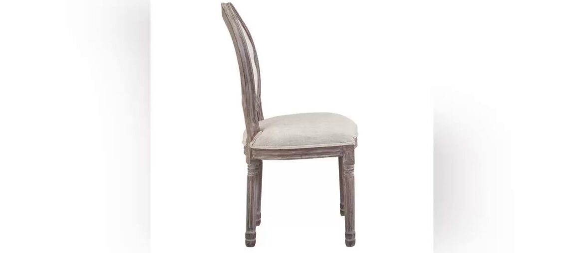 Review Modway Arise French Vintage Tufted Upholstered Fabric Dining Side Chair in Beige Review Modway Arise French Vintage Tufted Upholstered Fabric Dining Side Chair in Beige
