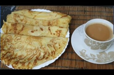 Simple French Crepes Recipe | Crepes Batter In A Minutes  | #shorts | Cuisine With Shahida