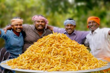 FRENCH FRIES RECIPE | CRISPY FRENCH FRIES RECIPE BY GRANDPA | FRIES COOKING IN VILLAGE