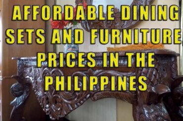 Affordable Dining Sets and Furniture, Prices In The Philippines.