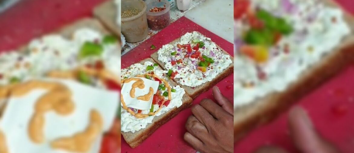 Cheese grilled sandwich | Street food