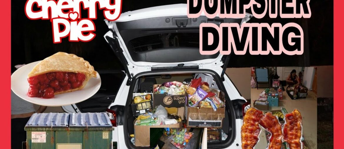 DUMPSTER DIVING| FOODS THAT I CANT AFFORD TO BUY|HAVING  IT  NOW FOR FREE