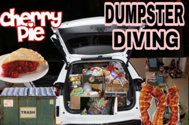 DUMPSTER DIVING| FOODS THAT I CANT AFFORD TO BUY|HAVING  IT  NOW FOR FREE