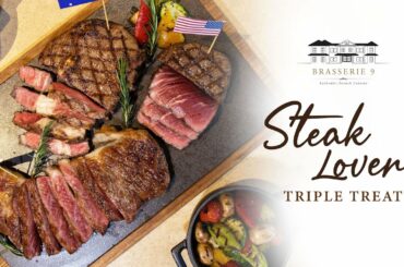 Steak Lover's Triple Treat - Brasserie 9