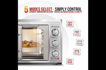 Elite Gourmet ETO-4510M Double French Door Countertop Convection Toaster Oven, Bake Broil Toast...