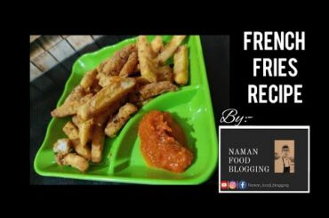 How to Make McDonald's French Fries Recipe@NamanFoodBlogging