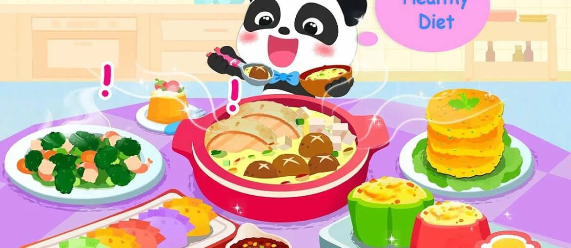 Baby Panda's Magic Kitchen | Make Gourmet | Have a Balanced Diet | Babybus Game Video Baby Panda's Magic Kitchen | Make Gourmet | Have a Balanced Diet | Babybus Game Video