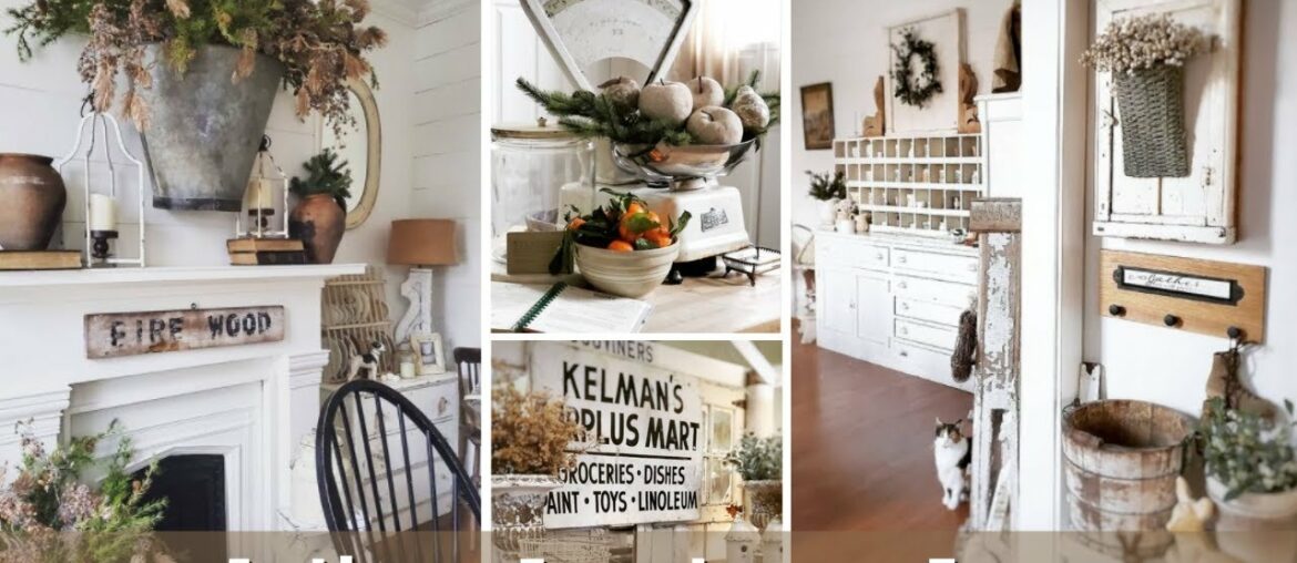Spring Farmhouse Home Tour | Antique Farmhouse Home Tour | Trifted Home Decorating Ideas 2021