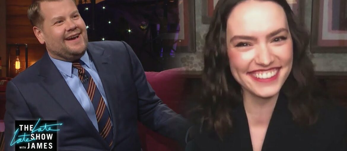 Daisy Ridley Gives James a French Lesson