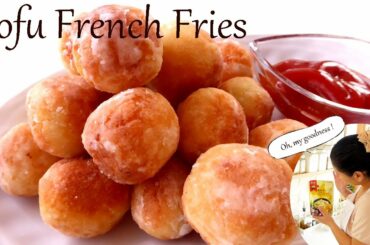 TOFU recipe!!How to make Tofu French Fries !!