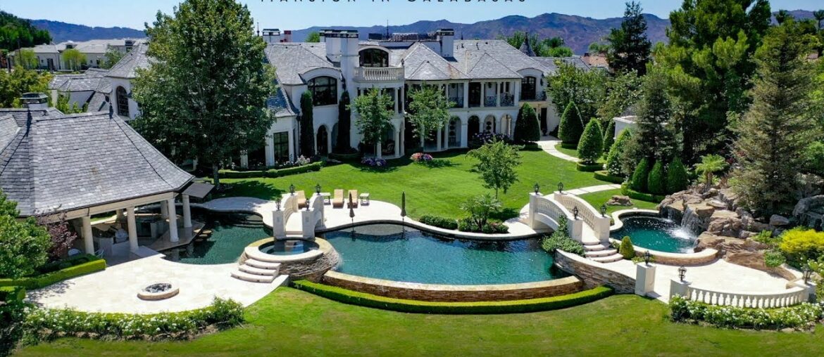 $32,000,000 Mansion in Calabasas / Classic French Chateau / Luxury House / Mansion Tour in Calabasas