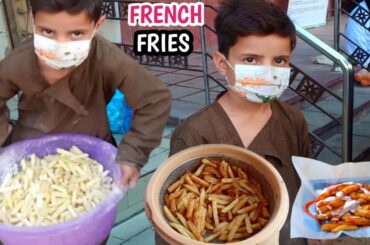 10 years Old Kid Making Aloo chips Recipe | French Fries From Kid | Amazing Hardworking Kid