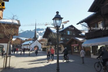 Switzerland 4K | A walk through Gstaad | Paradise in the Swiss Alps