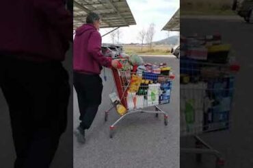 French Grocery Carts