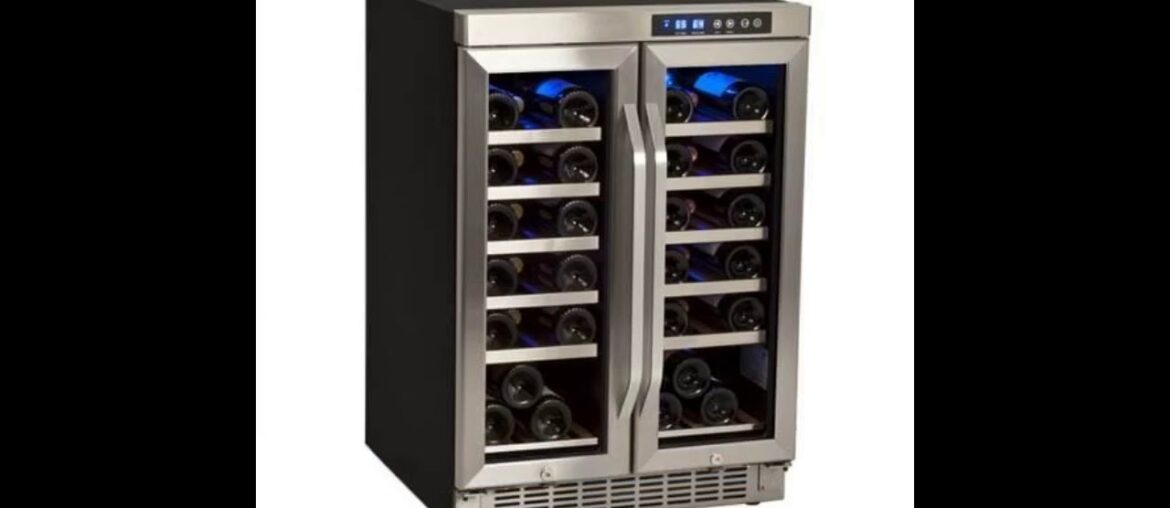 Review: EdgeStar CWR5631FD 30-Inch 56 Bottle Built-In Dual Zone French Door Wine Cooler