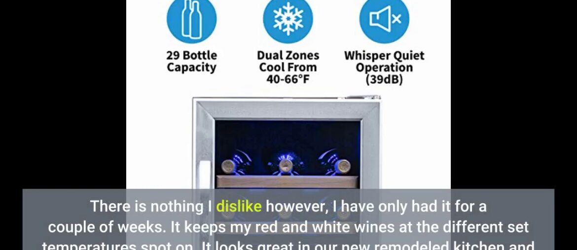 Review: Avallon AWC241FD 42 Bottle 24" Dual Zone French Door Built-In Wine Cooler Review: Avallon AWC241FD 42 Bottle 24" Dual Zone French Door Built-In Wine Cooler