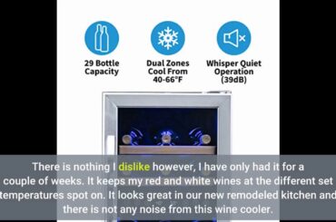 Review: Avallon AWC241FD 42 Bottle 24" Dual Zone French Door Built-In Wine Cooler