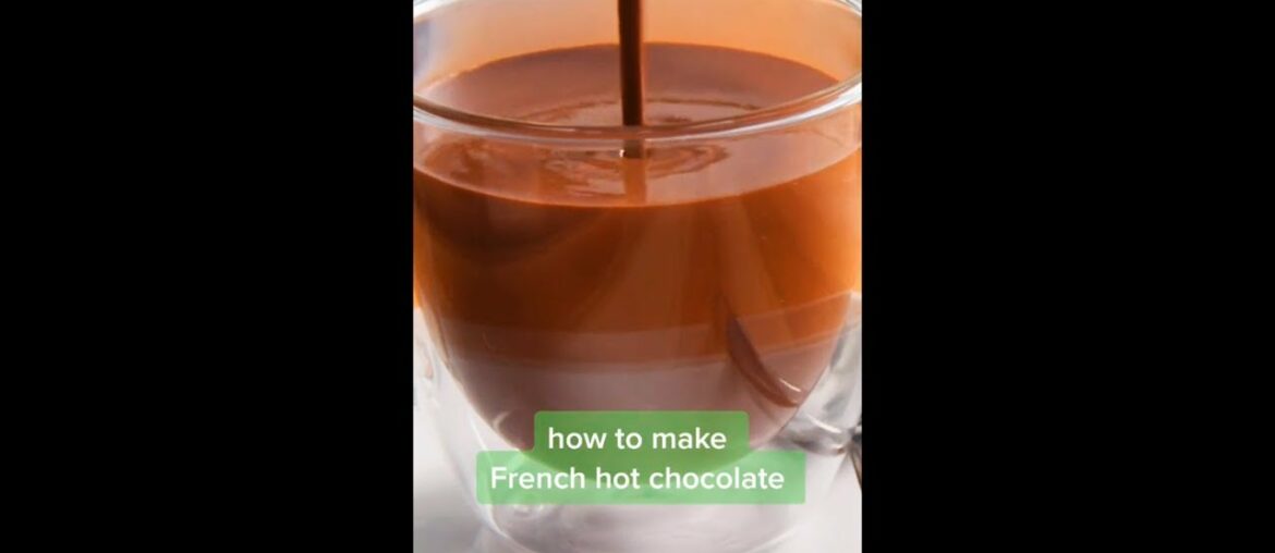 French Hot Chocolate Recipe #shorts