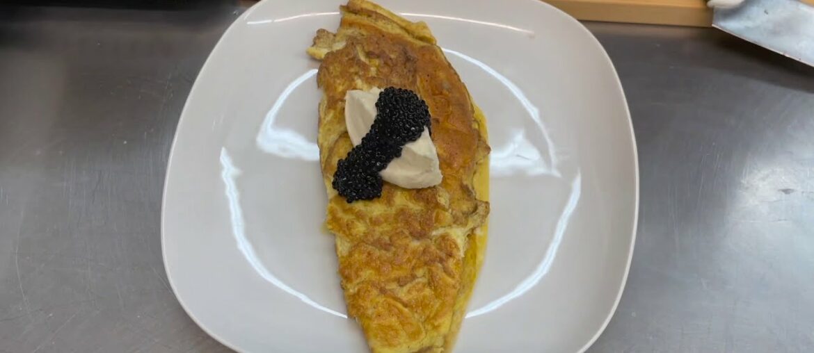 French Omelette with Truffle Pearls! French Omelette with Truffle Pearls!