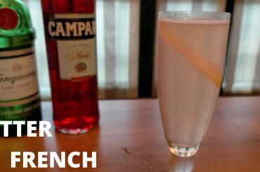 BITTER FRENCH | One Minute Cocktail - Recipe | French 75 Variant