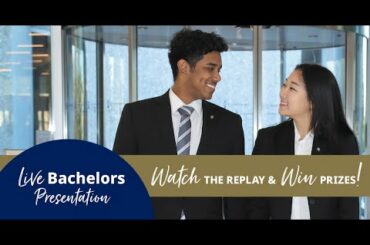 Live presentation of the Bachelor programmes