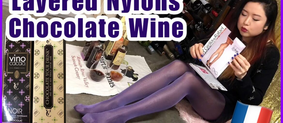 Chocolate Infused Wine from Bordeaux – Vino Cacao Paris, Nylons Layering Chocolate Infused Wine from Bordeaux - Vino Cacao Paris, Nylons Layering
