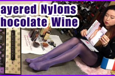Chocolate Infused Wine from Bordeaux - Vino Cacao Paris, Nylons Layering