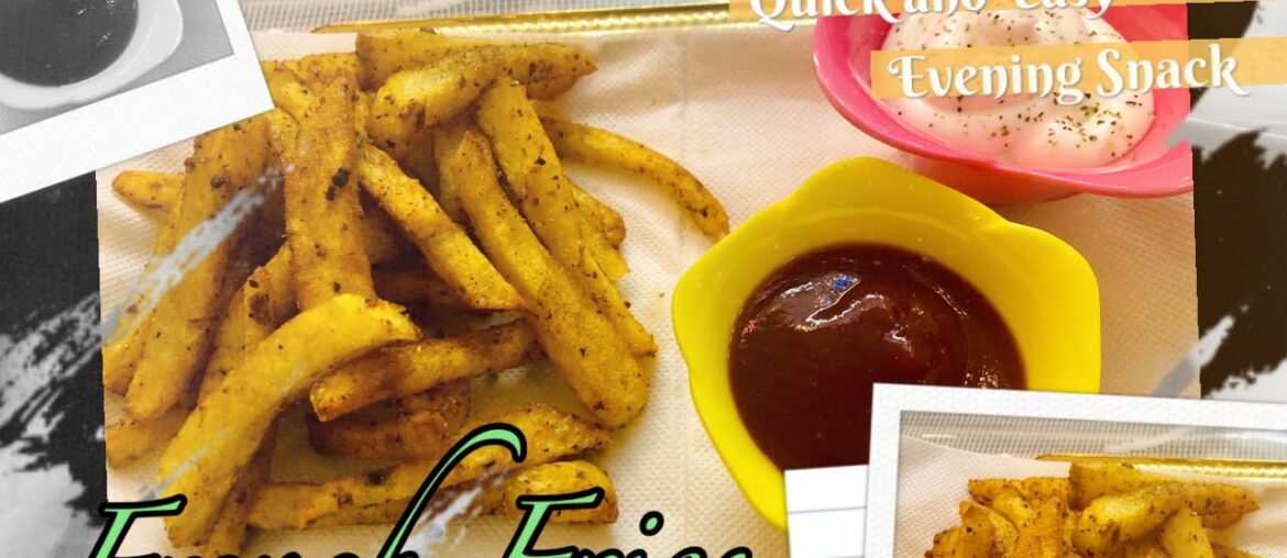 Easy French Fries Recipe | Perfect Crispy Finger Chips | Spicy and Tasty French Fries