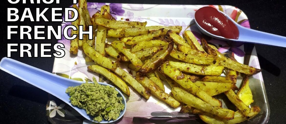 Crispy Baked French Fries | Easy Crispy French Fries Recipe At Home |  Veg Recipes With Vaishali