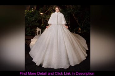 Review FRENCH CHAMPAGNE WEDDING DRESS 2020 NEW BRIDAL GOWNS WINTER  MARIAGE WITH TCOURT TRAIN SHORT