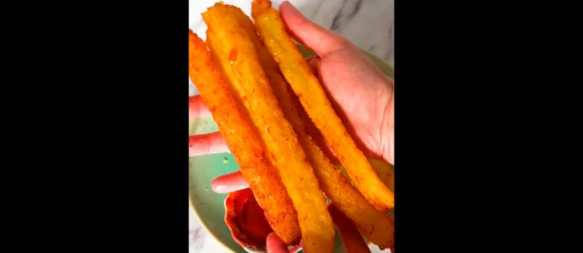 OMG!! GIANT French Fries Recipe #shorts