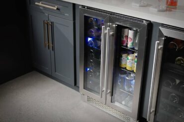 Brisas by Zephyr Dual Zone French Door Wine & Beverage Cooler