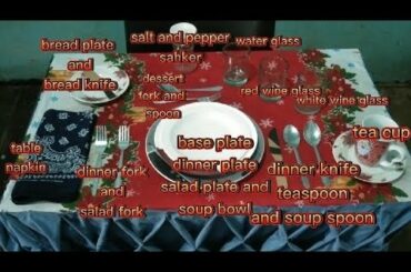 French Table Setting