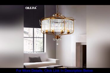 Chandelier Master Bedroom Living Room Dining Room Retro French Light Luxury Simple Modern Shop Blac