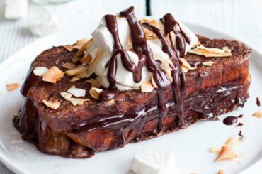 5 Minutes Recipe | Breakfast Recipe | Evening Snacks Recipe | Chocolate French Toast #Shorts