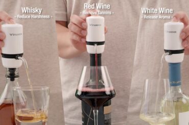 Vinaera Travel ~ The world's smallest electronic wine aerator!