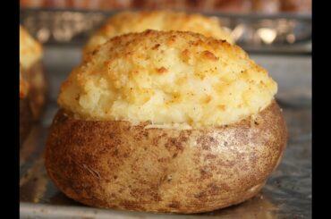Twice Baked Potatoes -- How to Make Fancy Stuffed Potatoes