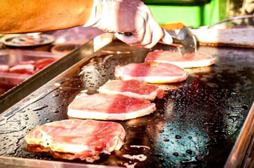 $2 Steak Street food with Salad & French fries | Cook A Cheap Steak To Happy Meal