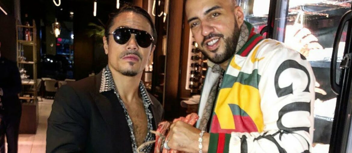 FRENCH MONTANA VISITS SALT BAE CELEBRITY RESTAURANT
