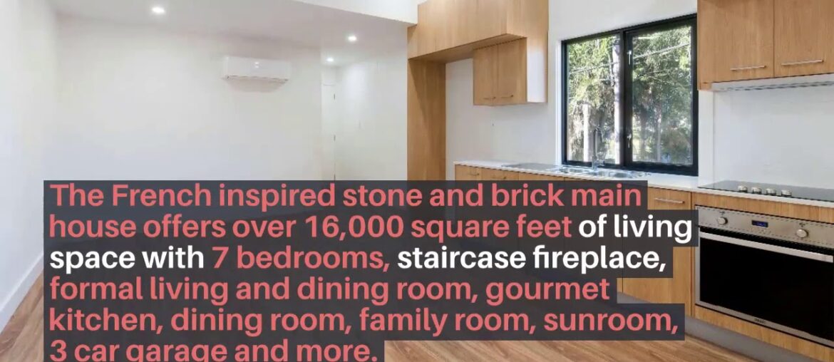 Acre Estate – The French inspired stone and brick main Acre Estate - The French inspired stone and brick main