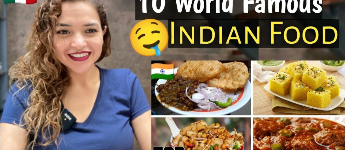 Top 10 Most World Famous Dishes | Indian Food | Reaction