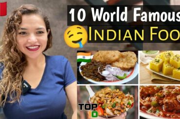 Top 10 Most World Famous Dishes | Indian Food | Reaction