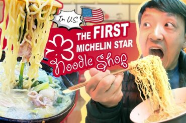 The ONLY Michelin Star NOODLES in America! KOREAN RAMEN