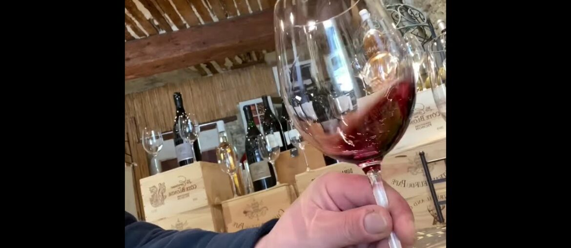 Tasting Red Wine Chateauneuf du Pape 2021 #shorts