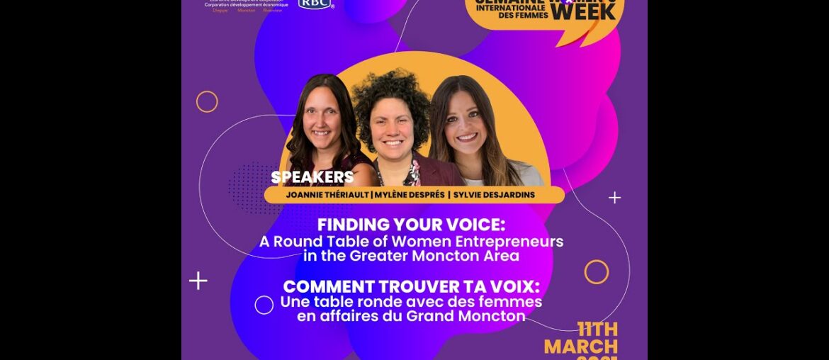 International Women's Week - Finding Your Voice Round Table  (French)